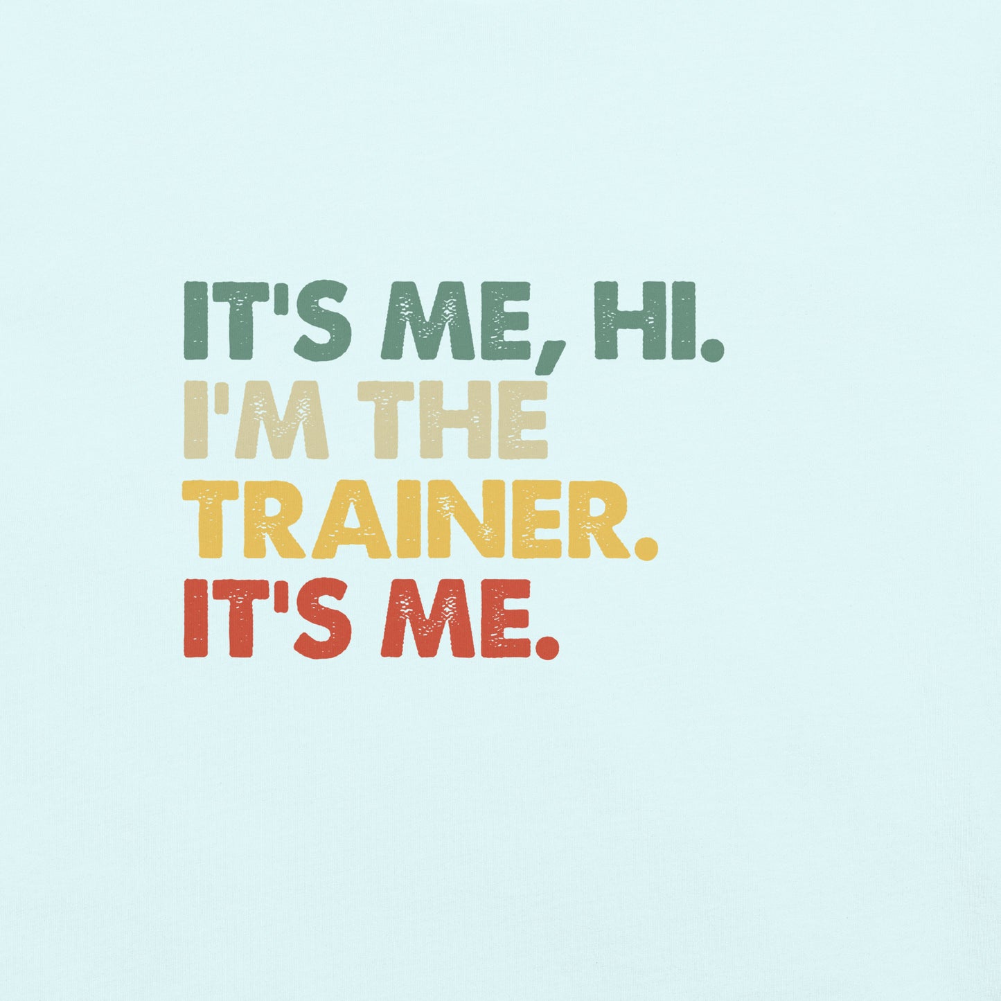 It's Me, Hi - Trainer